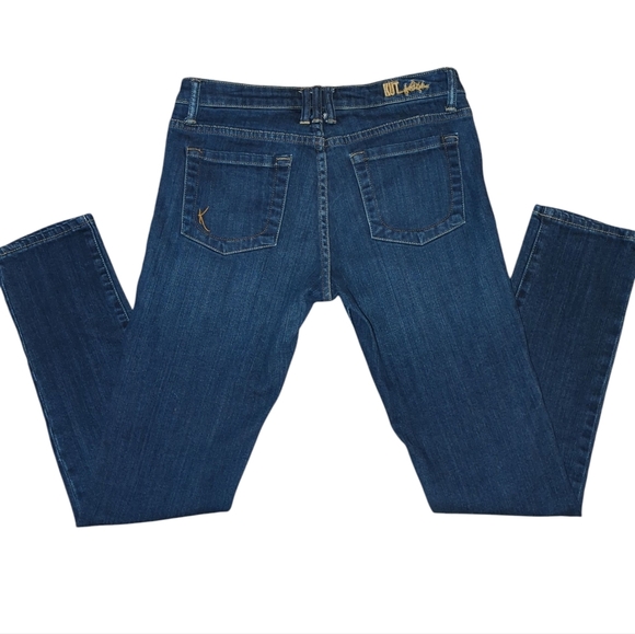 Kut from the Kloth Dark Blue Mid-Rise Shaggy Jeans - Picture 10 of 10